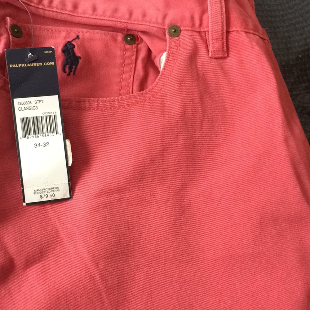 New light red pants
